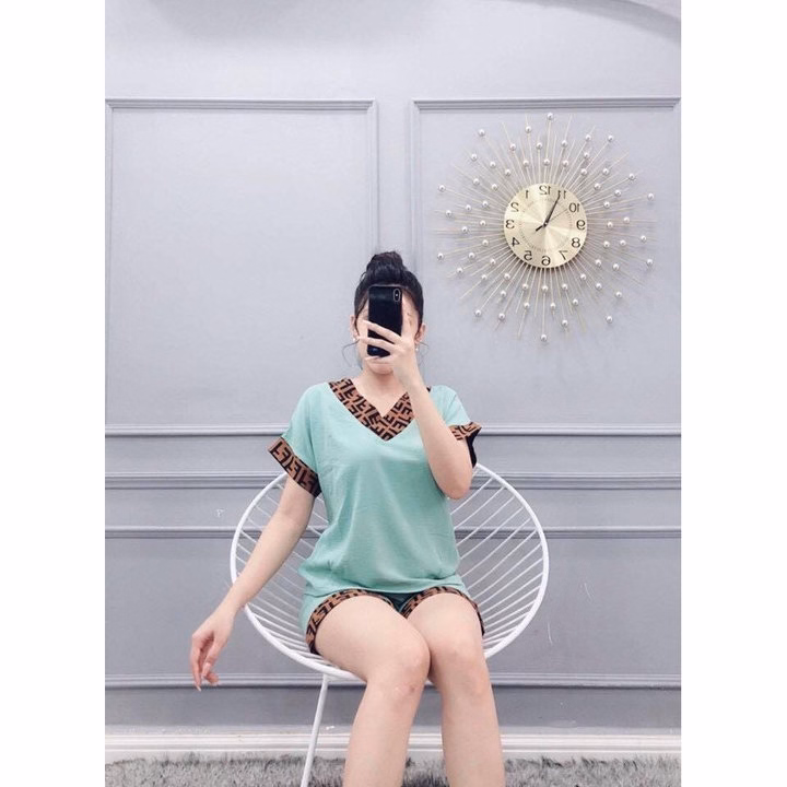 Set Bộ Cotton Đùi Phối Viền Dễ Thương Gk1 - Be Yourself - Ảnh 4