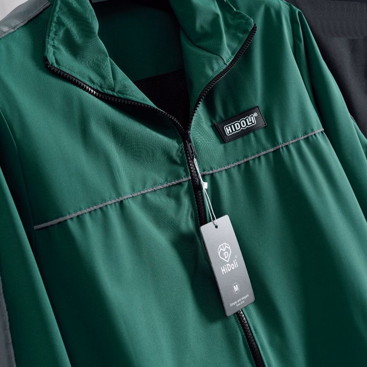 Áo Khoác Gió Nam Nữ Unisex Tay Phối Sọc Phản Quang, Kiểu Dáng Thể Thao, Năng Động Sldcg29 - Diepchi Fashion - Ảnh 7