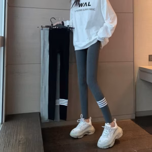 Quần Legging 3 Sọc Chân Chất Liệu Len Cotton Cạp Cao Siêu Tôn Dáng Dành Cho Bạn Nữ - Diepchi Fashion