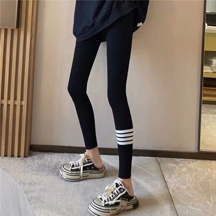 Quần Legging 3 Sọc Chân Chất Liệu Len Cotton Cạp Cao Siêu Tôn Dáng Dành Cho Bạn Nữ - Diepchi Fashion - Ảnh 6