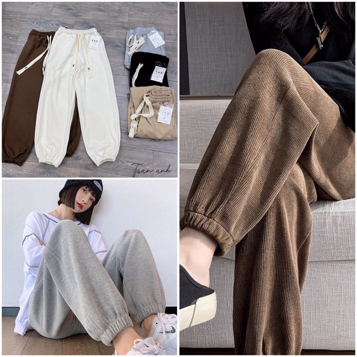 Quần Nhung Tăm Bo Gấu, Chất Liệu Dày Dặn Kiểu Dáng Trẻ Trung Dành Cho Nữ - Diepchi Fashion