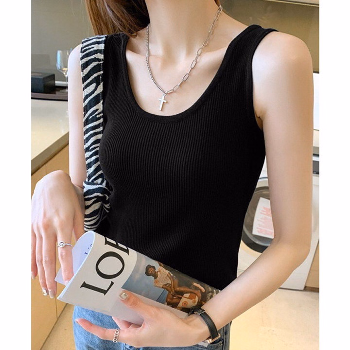 Áo Sát Nách Thun Tăm Nữ Mẫu Mới Tinh Siêu Co Giãn Cao Cấp Qags - Be Yourself