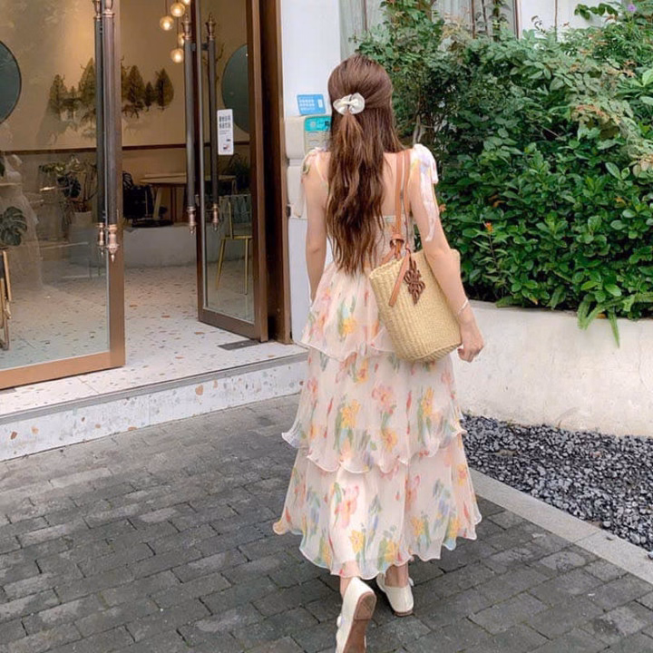 Đầm Xòe 3 Tầng Mocking Sau Lưng(Có Mút) Sh1103 - Sam Store - Ảnh 4