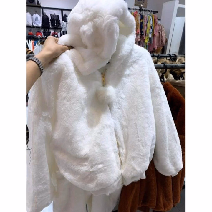 Áo Khoác Lông Gấu Nữ Quảng Châu Loại 1 - Ảnh 3