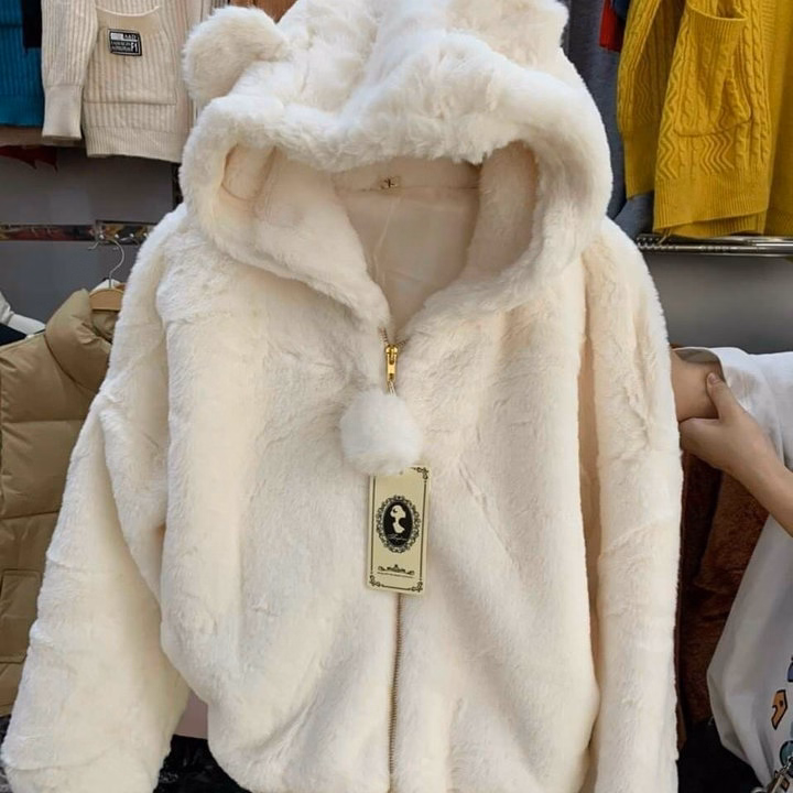 Áo Khoác Lông Gấu Nữ Quảng Châu Loại 1 - Ảnh 9