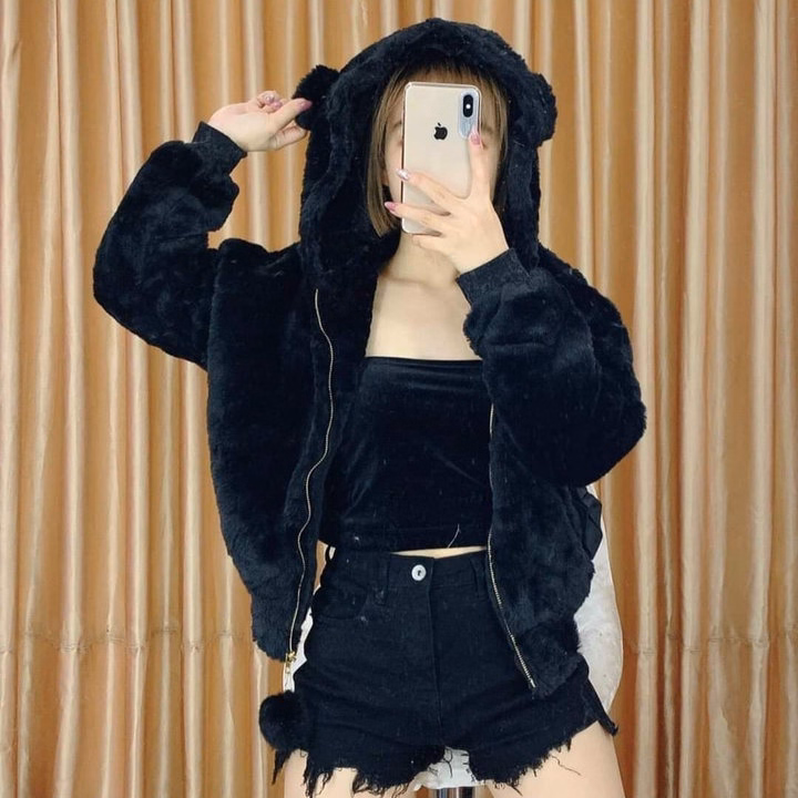 Áo Khoác Lông Gấu Nữ Quảng Châu Loại 1 - Ảnh 12