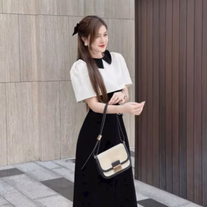 Set Áo Khoác Nhung Mix Đầm Cotton Lạnh Sh956 - Sam Store