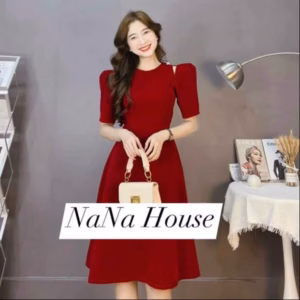 Sale Sốc 50% Đầm Nhung Cứng Form Xòe Ct1352 - Nana House