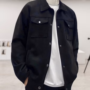 Áo Khoác Nam Nhung Tăm Tuto5 Menswear Kn02 - Túi Hộp, Cúc Bấm,Kiểu Dáng Hàn Quốc,Chất Liệu Cao Cấp Form Rộng Ấm Áp - Tuto5