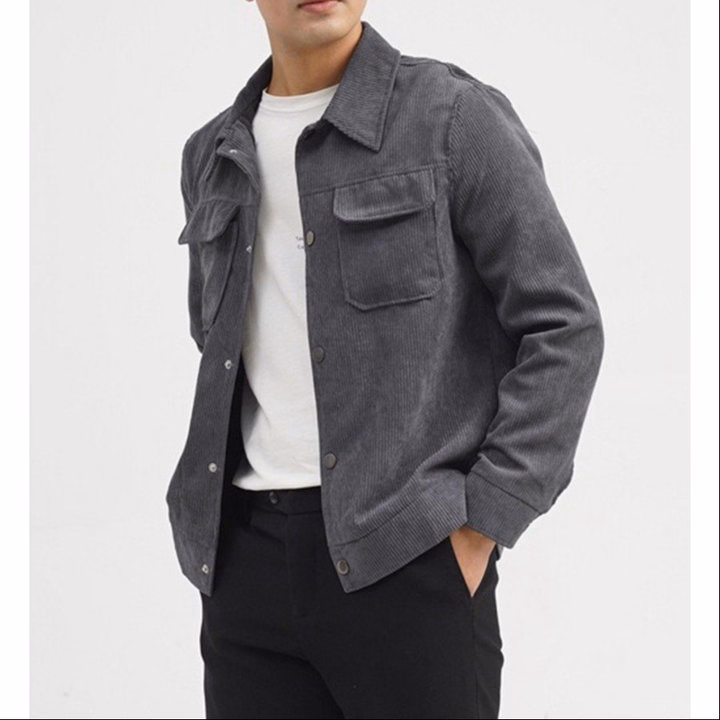 Áo Khoác Nam Nhung Tăm Tuto5 Menswear Kn02 - Túi Hộp, Cúc Bấm,Kiểu Dáng Hàn Quốc,Chất Liệu Cao Cấp Form Rộng Ấm Áp - Tuto5 - Ảnh 14