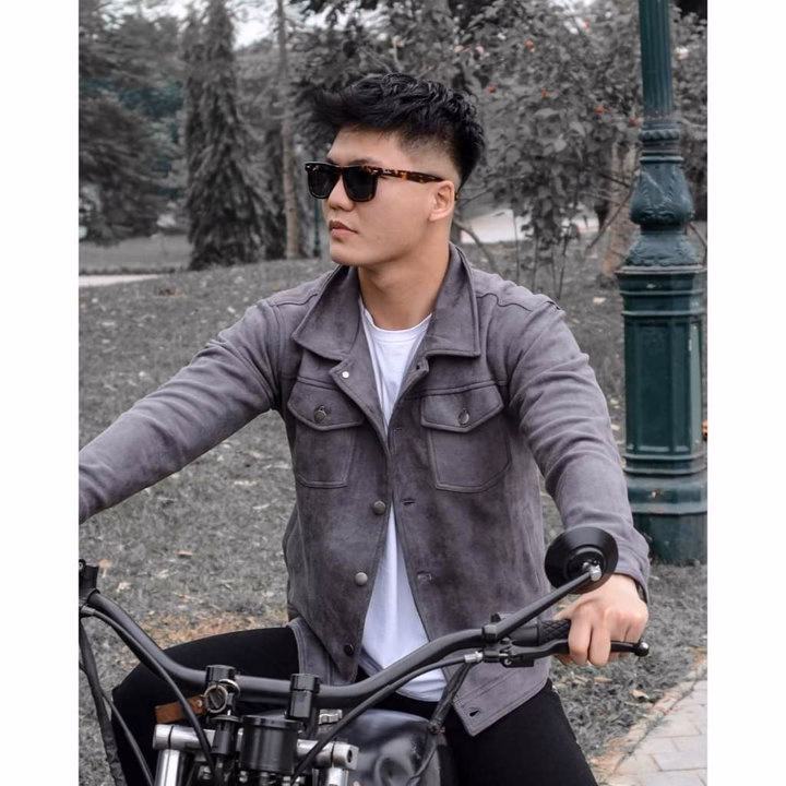 Áo Khoác Nam Da Lộn Tuto5 Menswear Kn02 - Túi Hộp, Cúc Bấm,Kiểu Dáng Hàn Quốc,Chất Liệu Cao Cấp Form Rộng Ấm Áp - Tuto5 - Ảnh 4