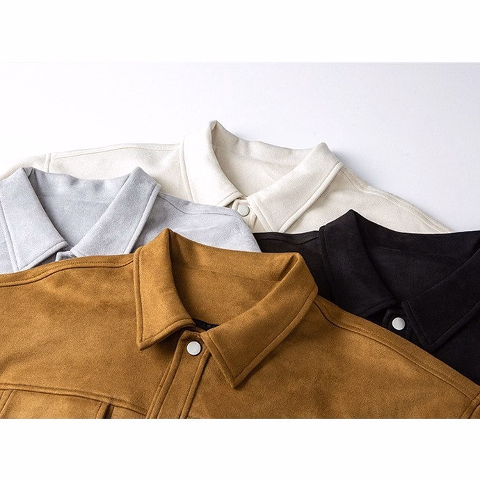 Áo Khoác Nam Da Lộn Tuto5 Menswear Kn02 - Túi Hộp, Cúc Bấm,Kiểu Dáng Hàn Quốc,Chất Liệu Cao Cấp Form Rộng Ấm Áp - Tuto5 - Ảnh 10