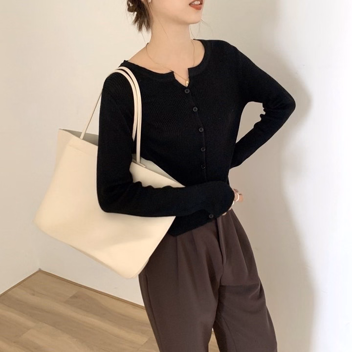 Áo Len Dài Tay 7 Khuy Giữa , Đa Dạng Màu Sắc, Chất Liệu Mềm Mịn Co Giãn Thoải Mái Sldca72 - Diepchi Fashion - Ảnh 8