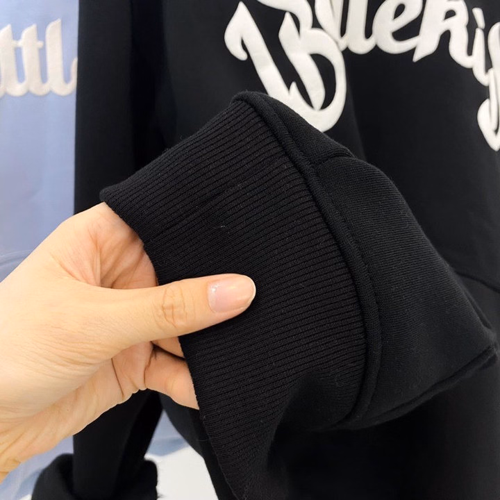 Áo Khoác Hoodie Nam Nữ Form Rộng Có Nón Họa Tiết In Chữ Battlekij - Htm Fashion - Ảnh 4