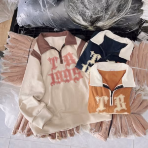 Áo Khoác Hoodie Nam Nữ Cổ Bẻ In Họa Tb 1995 - Htm Fashion
