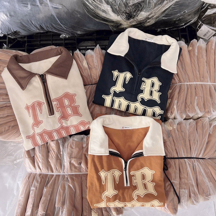 Áo Khoác Hoodie Nam Nữ Cổ Bẻ In Họa Tb 1995 - Htm Fashion - Ảnh 4