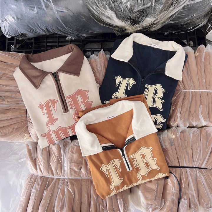 Áo Khoác Hoodie Nam Nữ Cổ Bẻ In Họa Tb 1995 - Htm Fashion - Ảnh 3