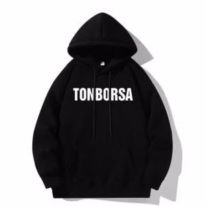 Áo Hoodie In Chữ Tonbonsa Phối Túi Bụng Vải Nỉ Ngoại Nam Nữ Đều Mặc Được Hàng Shop Tp80 - Golden Dream