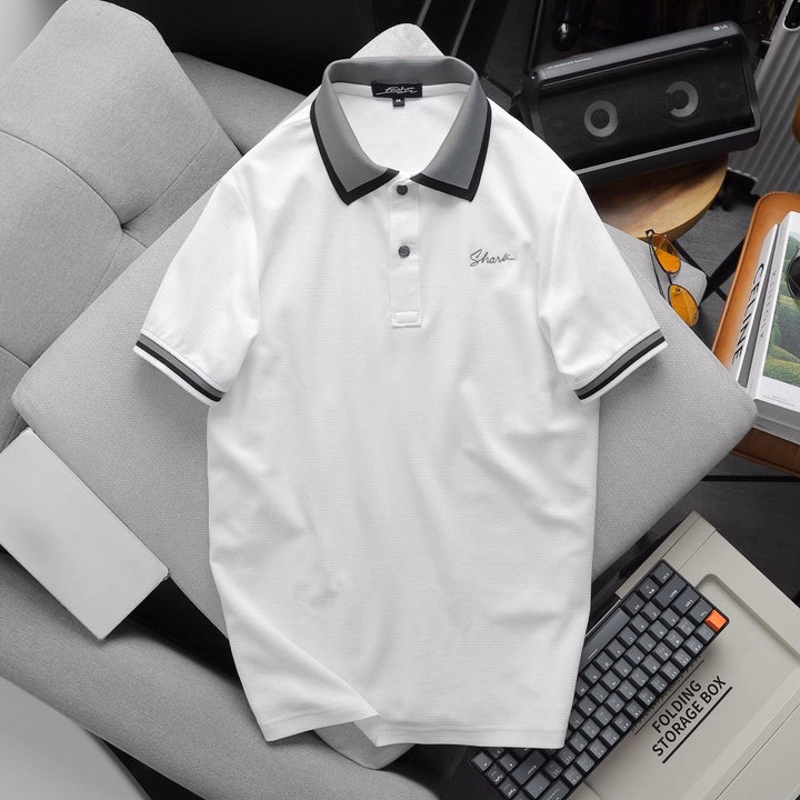 Áo Thun Cổ Bẻ Shark Thun Cotton Lục Giác Cao Cấp, Co Giãn Mềm Mại P206 - Lady'S Passion - Ảnh 3