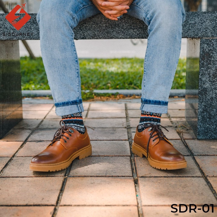 Giày Đốc Nam Cổ Ngắn Sdr01 - Sigourney - Ảnh 8