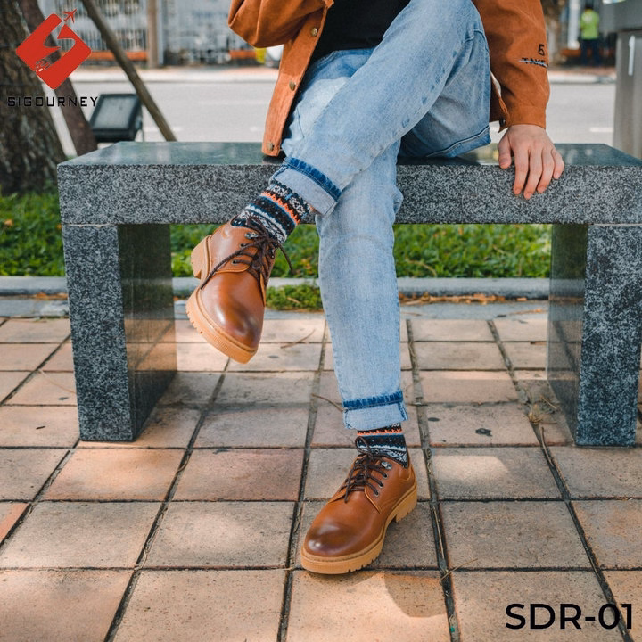 Giày Đốc Nam Cổ Ngắn Sdr01 - Sigourney - Ảnh 9