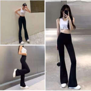 Quần Ống Loe Chất Umi Co Giãn