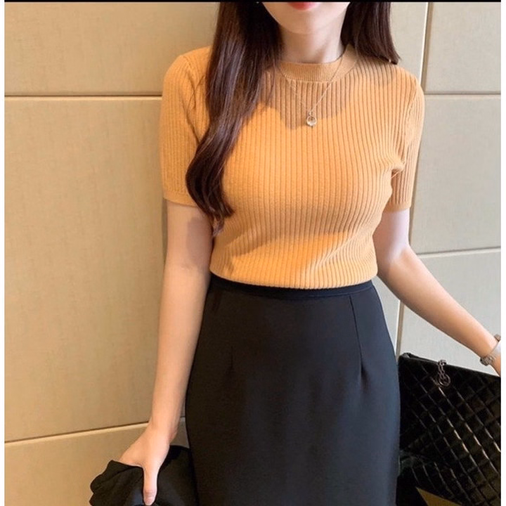 Áo Thun Gân Cổ Tròn Tay Ngắn Cực Hot Bhgs - Be Yourself - Ảnh 2