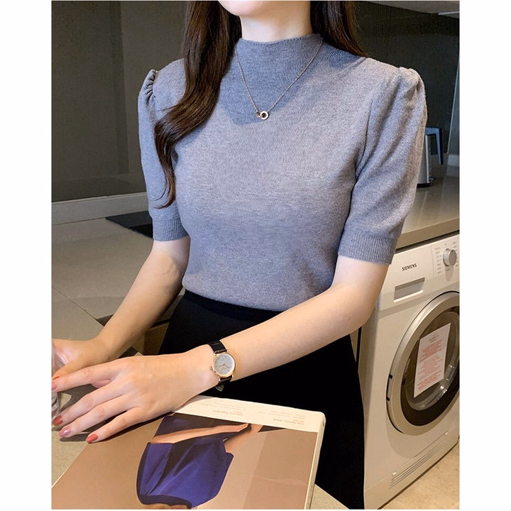 Áo Len Tay Bồng Chất Đẹp Tôn Dáng - Chipxinhxk - Ảnh 13