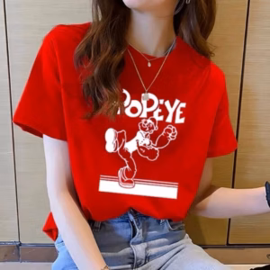 Áo Thun Thủy Thủ Popeye, Chất Vải Cotton- Free Size