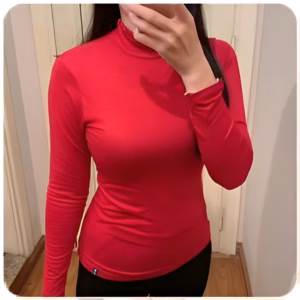 Combo 2 Áo Giữ Nhiệt Nữ Cổ 5P Cotton Hàng Made In Việt Nam Size S Đỏ Đô