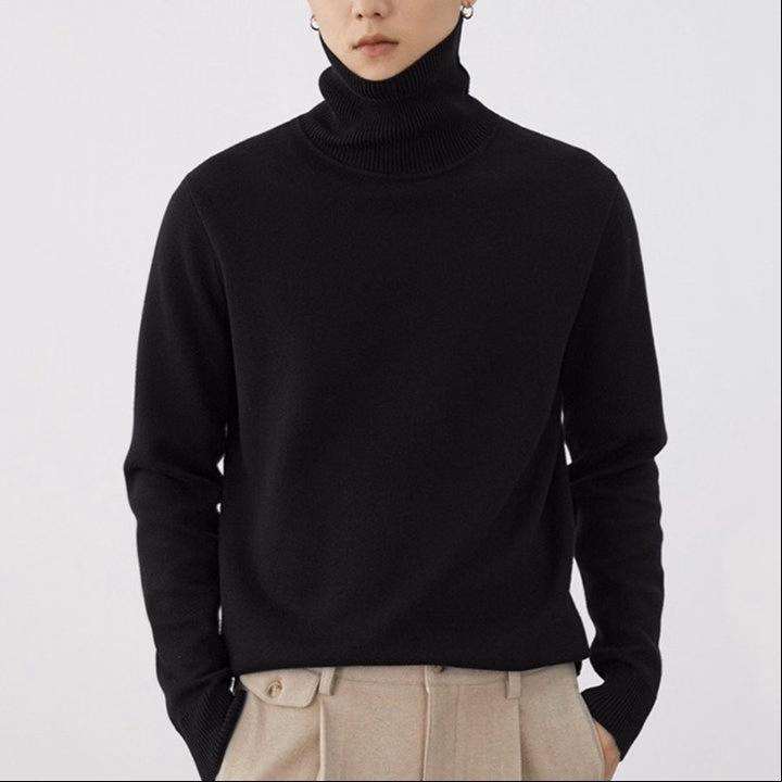 Áo Len Cổ Lọ Nam Tuto5 Menswear Al01- Áo Len Lông Thỏ Mềm Mịn Không Kích Ứng Da Ấm Áp Form Body Hàn Quốc Cao Cấp-Tuto5 - Ảnh 4