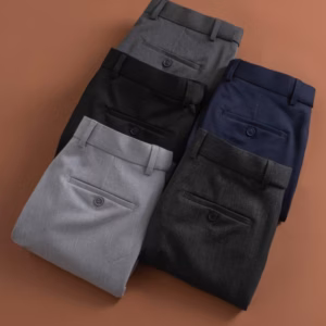 Quần Âu Nam Ống Đứng Tuto5 Menswear Qd05 - Quần Tây Nam Trơn Dáng Suông Slimfit Cạp Chun Ẩn Co Giãn Vải Dày Cao Cấp-Tuto5