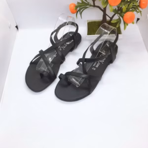 Giày Sandal Đế Bệt Quai Mảnh Chéo Sh609 - Sam Store