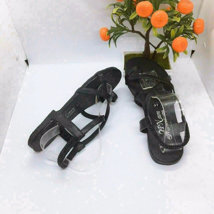 Giày Sandal Đế Bệt Quai Mảnh Chéo Sh609 - Sam Store - Ảnh 3