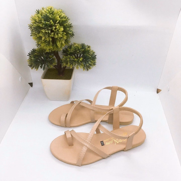 Giày Sandal Đế Bệt Quai Mảnh Chéo Sh609 - Sam Store - Ảnh 5