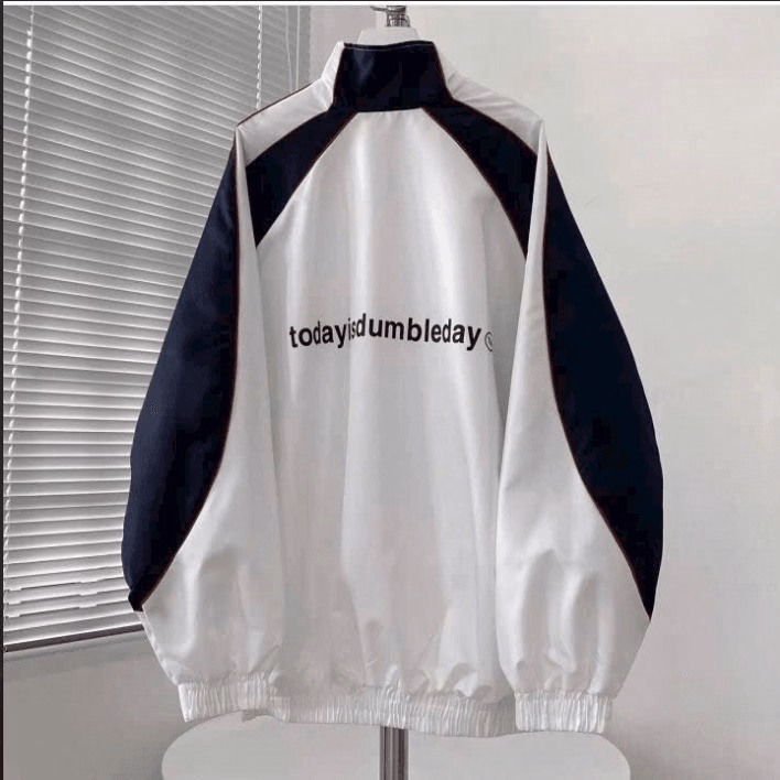 Áo Khoác Dù 2 Lớp In Chữ Today.Dumble Dáng Bomber Thời Trang Sht104 - Shthouse - Ảnh 4