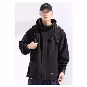 Áo Khoác Bomber Dù Trơn Có Mũ Nam Nữ Form Rộng 2 Lớp Sa564 - Sam Store