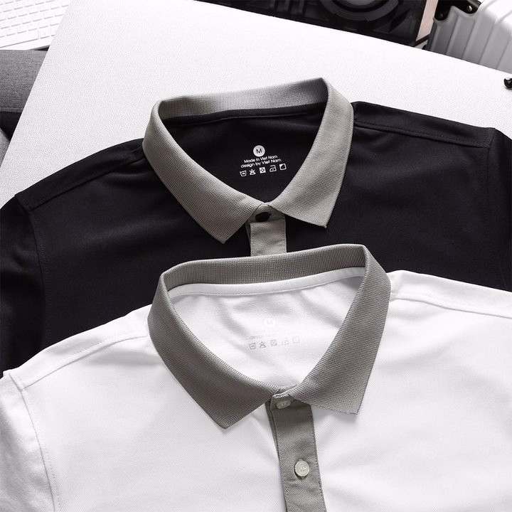 Áo Polo Nam Cá Sấu Đơn Giản Thấm Mồ Hôi Ab - Be Yourself - Ảnh 2