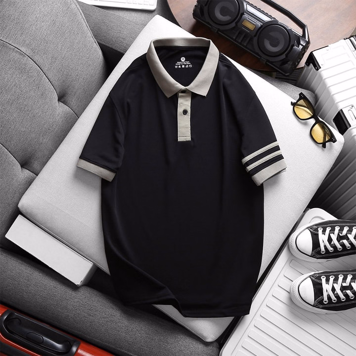 Áo Polo Nam Cá Sấu Đơn Giản Thấm Mồ Hôi Ab - Be Yourself - Ảnh 3