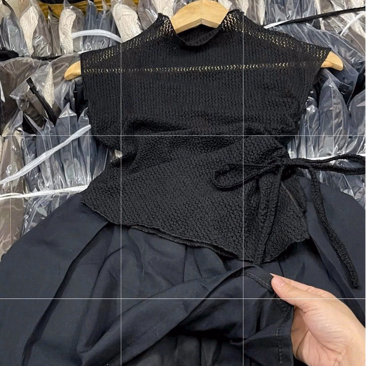 Áo Kiểu Len Lưới Rút Eo Xinh - Lê Phương Boutique - Ảnh 2