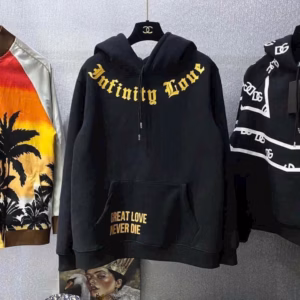 Áo Hoodie Unisex Nam Nữ Vải Nỉ Ngoại Great Love Màu Đen Form Rộng Cực Ngàu Tp55 - Golden Dream