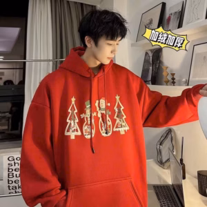 Áo Hoodie Vải Nỉ Cây Thông Và Người Tuyết Noel Unisex Nam Nữ Couple Siêu Đẹp Tp33 - Golden Dream