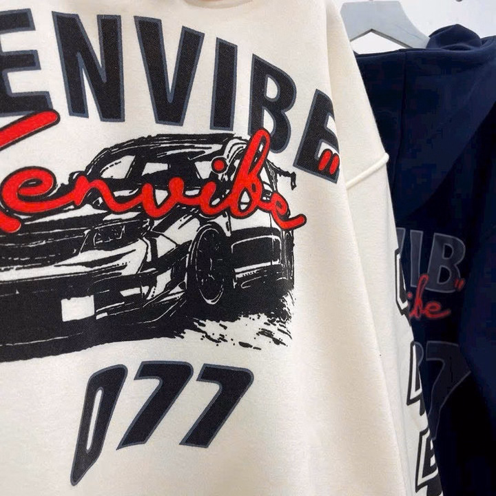 Áo Khoác Hoodie Dày Dặn In Chữ Kenvibee Ô Tô Phong Cách Mới Unisex Nam Nữ Tp77 - Golden Dream - Ảnh 6