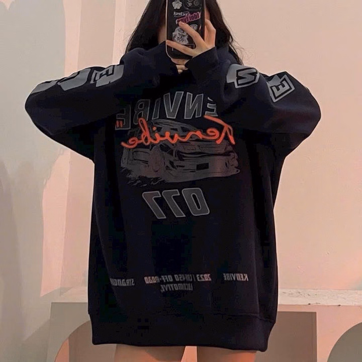 Áo Khoác Hoodie Dày Dặn In Chữ Kenvibee Ô Tô Phong Cách Mới Unisex Nam Nữ Tp77 - Golden Dream - Ảnh 5