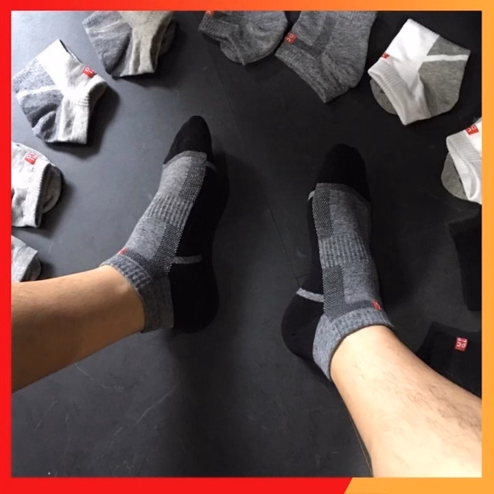 Tất Nam Uni Qlo Cổ Ngắn - Haanh - Ảnh 7