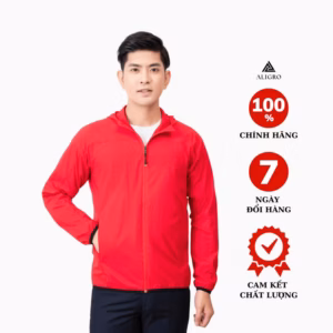 Áo Khoác Golf 1 Lớp Màu Đỏ Ak1G.4 - Aligro