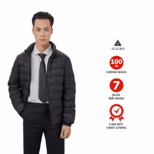 Áo Khoác Lông Vũ Black Algalv.21 - Aligro