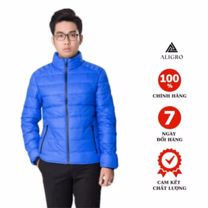 Áo Khoác Lông Vũ Màu Xanh Dương Algalv.11 - Aligro