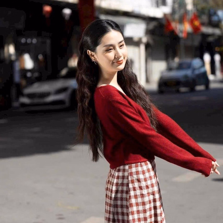 Set Đầm Caro Có Mút Ngực Kèm Áo Khoác Tăm Lạnh Sh1008- Sam Store - Ảnh 2