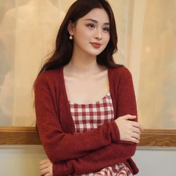 Set Đầm Caro Có Mút Ngực Kèm Áo Khoác Tăm Lạnh Sh1008- Sam Store - Ảnh 4